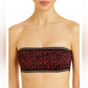 Platinum Swimwear Wild Heart Crochet Bandeau Bikini Top (D)